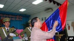 ກຳລັງປ້ອງກັນຄວາມສະງົບຂອງລາວ ໄດ້ຮັບກາຄຳຊອບ ຈາກປະທານປະເທດ
