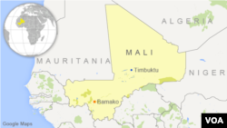 Carte du Mali