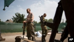 親俄羅斯反政府武裝仍佔據烏克蘭東部