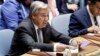 Antonio Guterres devant le Conseil de sécurité de l'ONU, New York, le 29 août 2018.