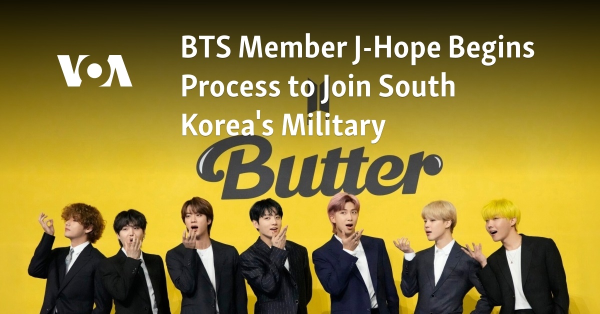 J-Hope of BTS initiates military enlistment process, BigHit Music announces