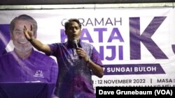 Khairy Jamaluddin from the ruling Barisan Nasional coalition is trying to flip a parliamentary seat in a constituency that is supposed to be a stronghold for opposition coalition Pakatan Harapan.