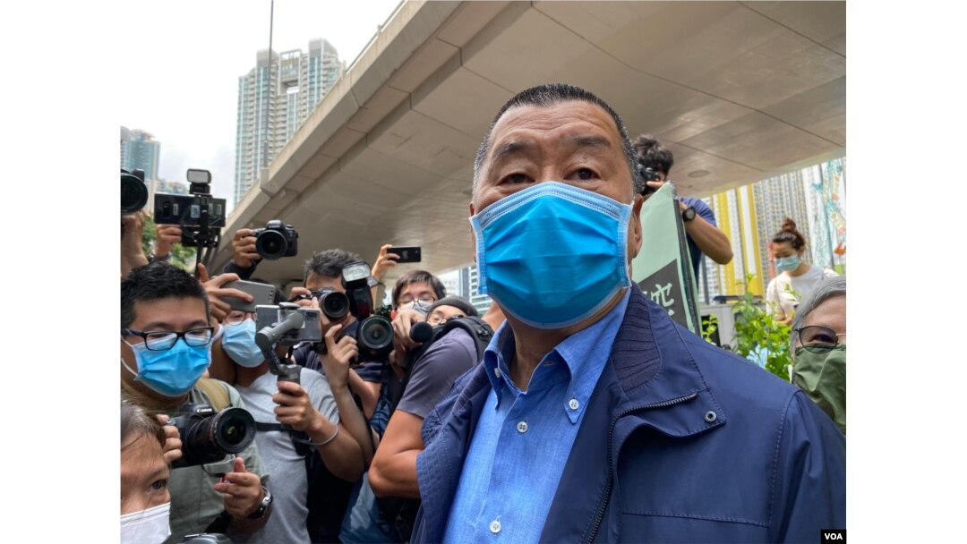 资料照:香港壹传媒创办人黎智英