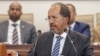 Somali President Hassan Sheikh Mohamud addresses lawmakers in a photo posted on his Twitter Nov. 15, 2022.