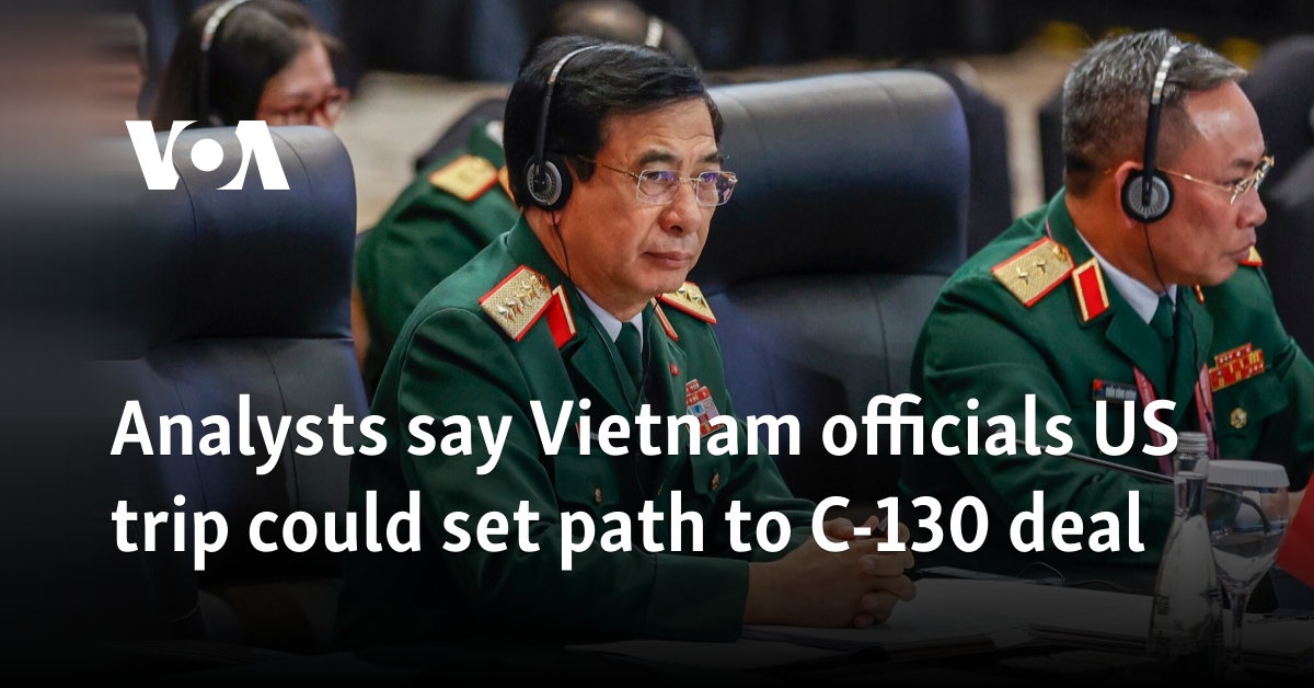 Analysts say Vietnam officials US trip could set path to C-130 deal