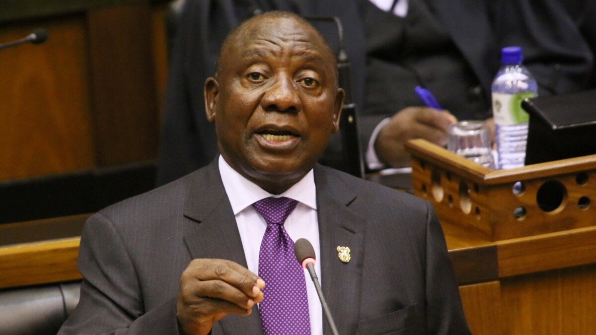 South African Opposition Slams New President In Maiden Sch