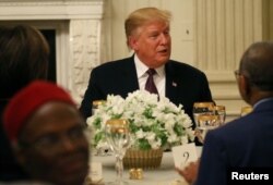 Predsjednik Donald Trump na iftaru u Bijeloj kući, Washington, 13. maj 2019. REUTERS/Leah Millis