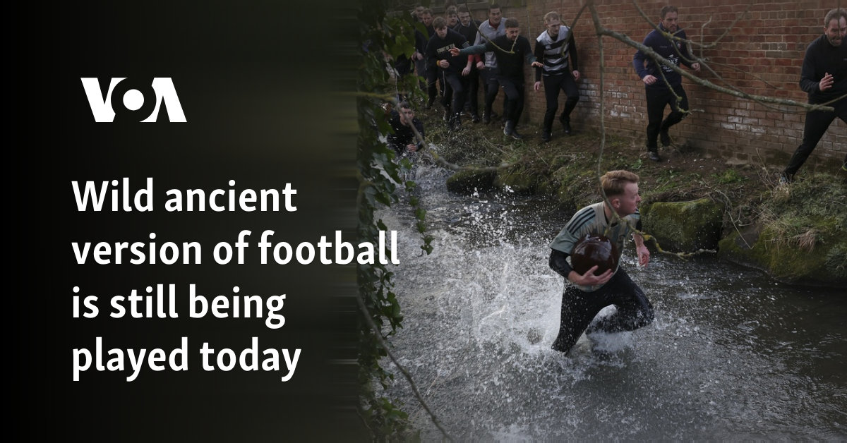 Wild ancient version of football is still being played today