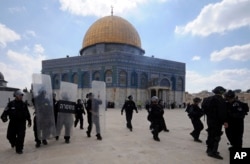 La mosquée Al-Aqsa Mosque le 5 octobre 2012.