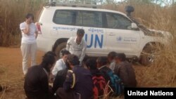 Montagnard people from Vietnam have crossed the border into Cambodia hiding out in the forests in northeastern Cambodia, fearful that the Cambodian authorities will deport them. (United Nations)