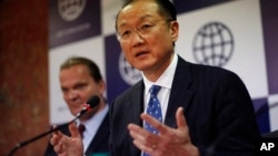 El presidente del Banco Mundial, Jim Yong Kim, habló en la Universidad de Georgetwon, en Washington.