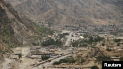 2016年6月16日 俯瞰巴基斯坦和阿富汗两国间的托尔哈姆过境点