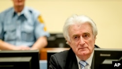 Radovan Karadžić u sudnici Haškog tribunala