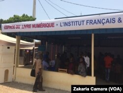 L'institut français à Conakry, le 23 avril 2017. (VOA/Zakaria Camara)