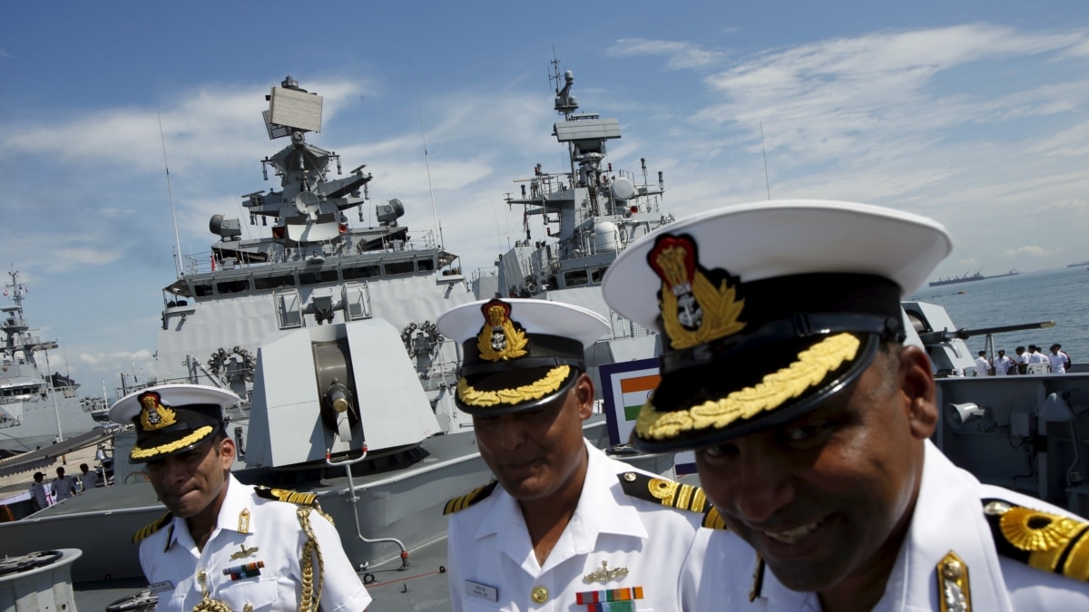 印度海军特遣舰队部署南中国海及西太平洋