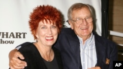 Actress Marcia Wallace and actor Bill Daily arrive for 35th anniversary celebration of "The Bob Newhart Show," Beverly Hills, Calif., Sept. 5, 2007.