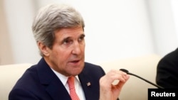 FILE - U.S. Secretary of State John Kerry.
