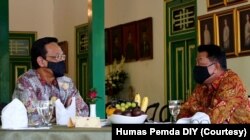 Pertemuan KSP Moeldoko dan Gubernur DIY Sri Sultan HB X di Yogyakarta, 2 Oktober 2020. (Foto: Courtesy/Humas Pemda DIY)