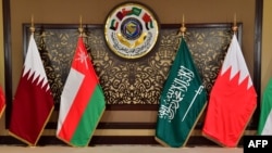 پرچم‌ شش کشور عضو شورای همکاری خلیج فارس. آرشیو