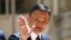 Founder of Alibaba group Jack Ma arrives for the Tech for Good summit, May 15, 2019 in Paris. 