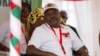 FILE - Burundi's President Pierre Nkurunziza attends an event in Gitega Province, Burundi, Jan. 26, 2020. 