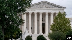 The U.S. Supreme Court is seen in Washington on Sept. 25, 2023. The new term of the high court begins Monday.