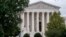 The U.S. Supreme Court is seen in Washington on Sept. 25, 2023. The new term of the high court begins Monday.