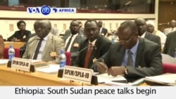 VOA60 Africa- Ethiopia: South Sudan peace talks begin with goal to reach a peace deal by August 17- August 7, 2015