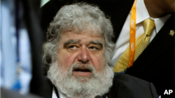 File - Former FIFA executive committee member Chuck Blazer.