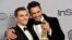 Dave Franco (L) poses with James Franco, winner of the award for best performance by an actor in a motion picture, musical, or comedy for 'The Disaster Artist,' at the InStyle and Warner Bros. Golden Globes after-party in Beverly Hills, Calif., Jan. 7, 2018.