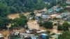 Una vista muestra una zona inundada en la ciudad fronteriza de Mae Sai, tras el impacto del tifón Yagi, en la provincia norteña de Chiang Rai, Tailandia, el 12 de septiembre de 2024. REUTERS/Boonwed Saetiow