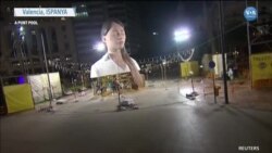 Las Fallas Festivalinde Dev Maket Ateşe Verildi