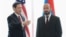美国国务卿马尔科·卢比奥在亚美尼亚的埃里温会晤亚美尼亚外交部长阿拉拉特·米尔佐扬。（2026年5月26日）