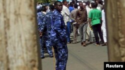 Une manifestation à Khartoum, Soudan, le 22 mars 2015.