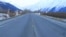 FILE - Seward Highway near Portage, Alaska. The Great Alaska Earthquake on March 27, 1964, opened fissures on the highway at the head of Turnagain Arm and destroying nearby bridges and railroad tracks.