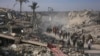 Displaced Palestinians leave parts of Khan Younis as they go back to their homes in Rafah, southern Gaza Strip, Jan. 19, 2025.