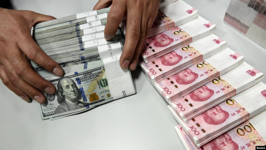 Tỷ giá nhân dân tệ/đô la đang tăng trong những ngày này