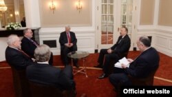 Azərbaycan prezidenti Haaqada ATƏT-in Minsk qrupunun həmsədrləri ilə görüşüb 