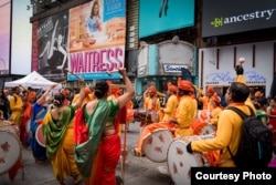 Diwali celebrations at New York's Times Square on October 16 ,2016. (Photo by Sidheshwar Chauhan/ASB Communications/Event Guru)