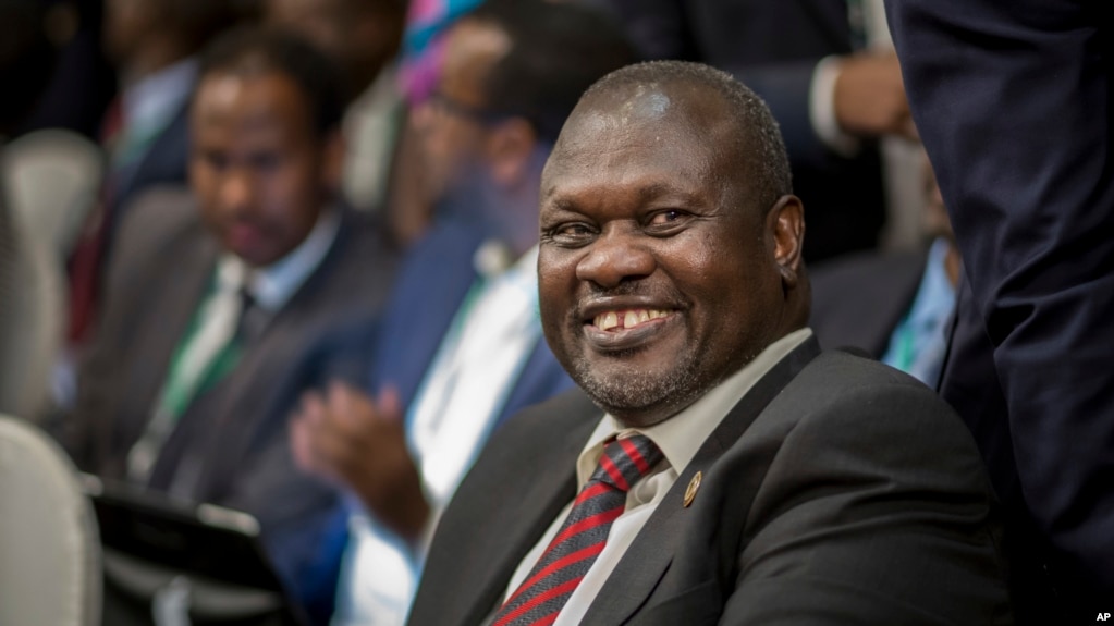 Riek Machar à Addis-Abeba en Ethiopie le 21 juin 2018.