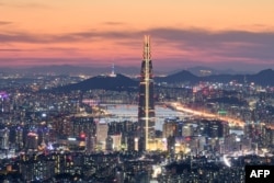 한국 서울의 야경