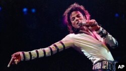 FILE - Michael Jackson performs in Kansas City, Mo., Feb. 24, 1988. 