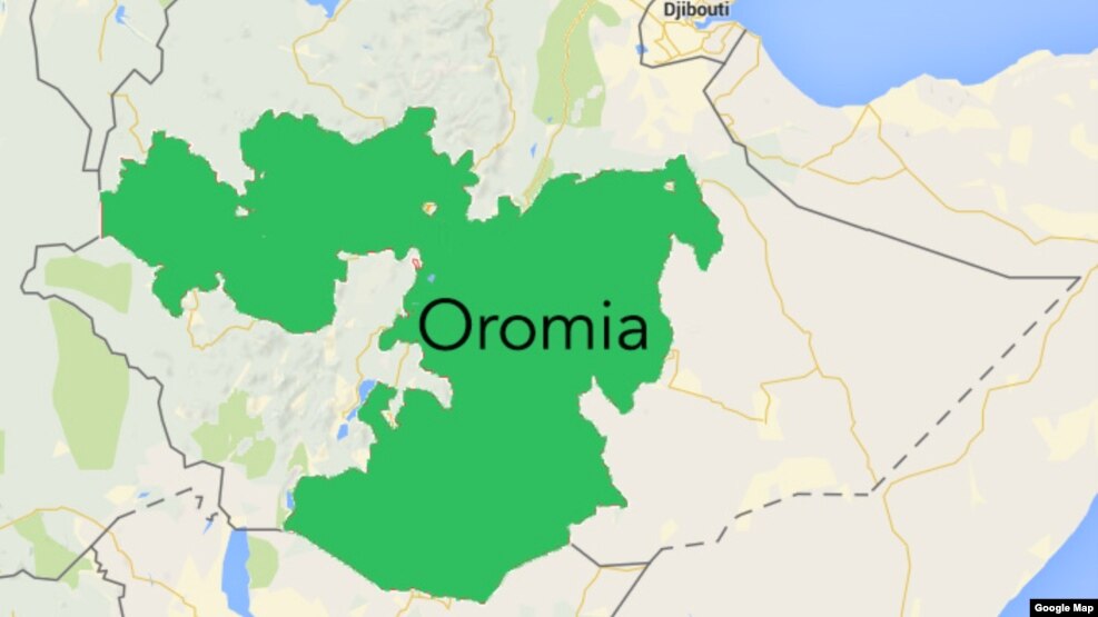 Oromia map