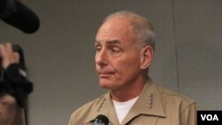 El general de la Armada, John Kelly asumió la dirección del Comando Sur de Estados Unidos en noviembre de 2012.