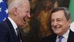 EE.UU. Biden visita Italia