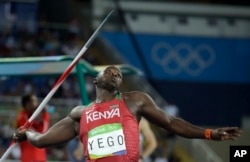 Le Kényan Julius Yego, à Rio, le 20 août 2016.