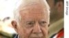 Ex presidente Carter visita Gaza