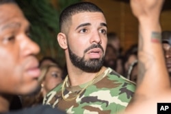 Drake at his album launch party for "Views" at La Vie in Toronto, Ontario, April 29, 2016.