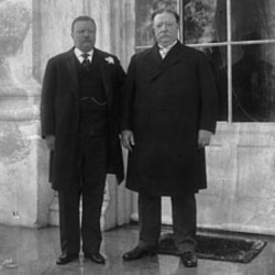 William Howard Taft with Theodore Roosevelt