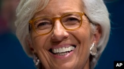 r Christine Lagarde shugabar hukumar bada lamuni ta duniya wato IMF